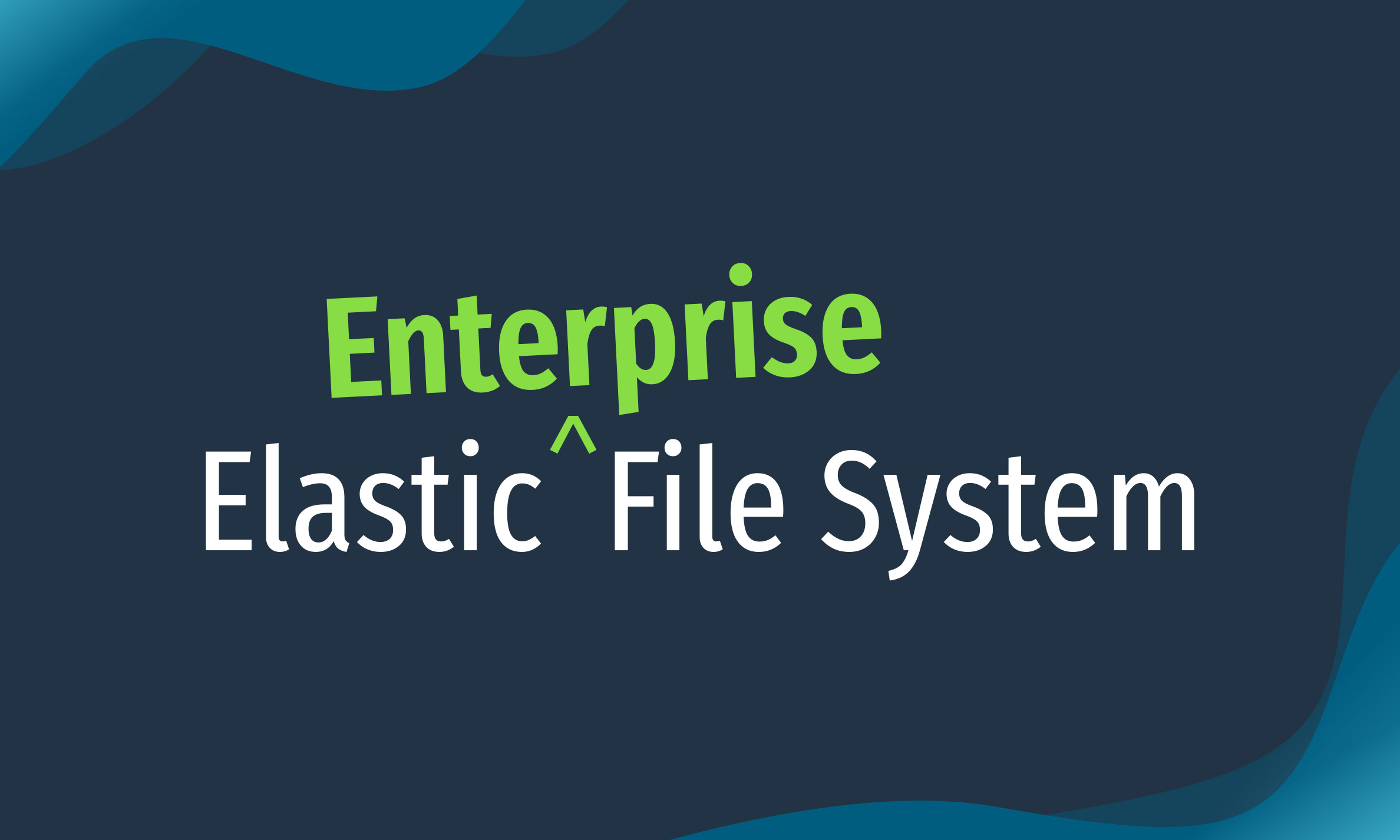 EFS: Great, but is Being “Elastic” Enough?