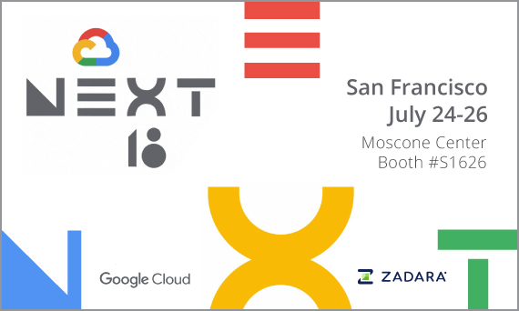Meet Zadara at Google Cloud Next — Booth S1626