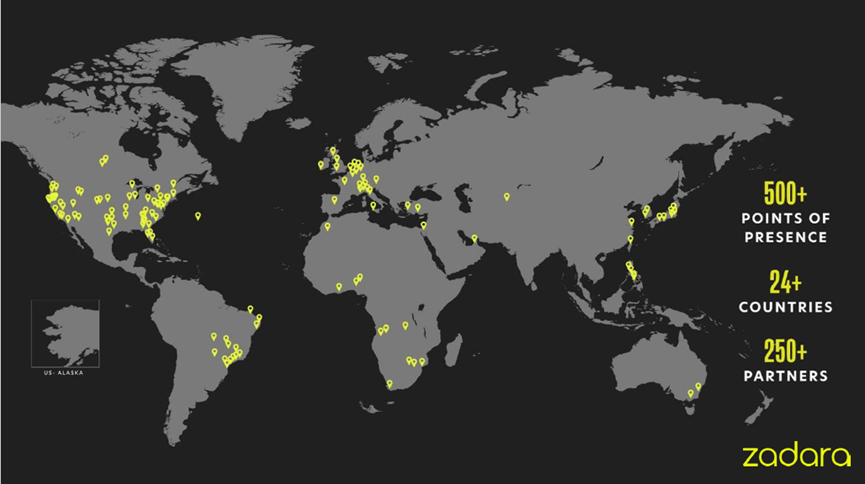 zadara global presence