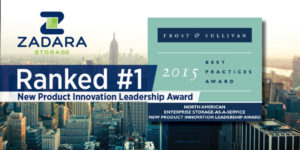 zadara storage frost sullivan award innovation